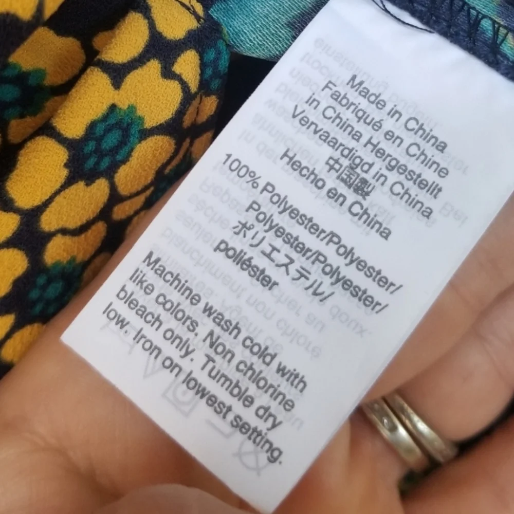 NWT J. Crew Floral Drapey Crepe Wrap